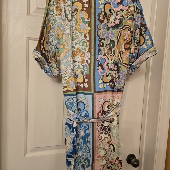 Unk Multicolor Floral Patchwork Maxi Dress - Picture 2 of 4